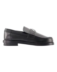 Alexander McQueen Loafers & Ballerinas Seal Loafers - Leather - Black/Argenté Schwarz