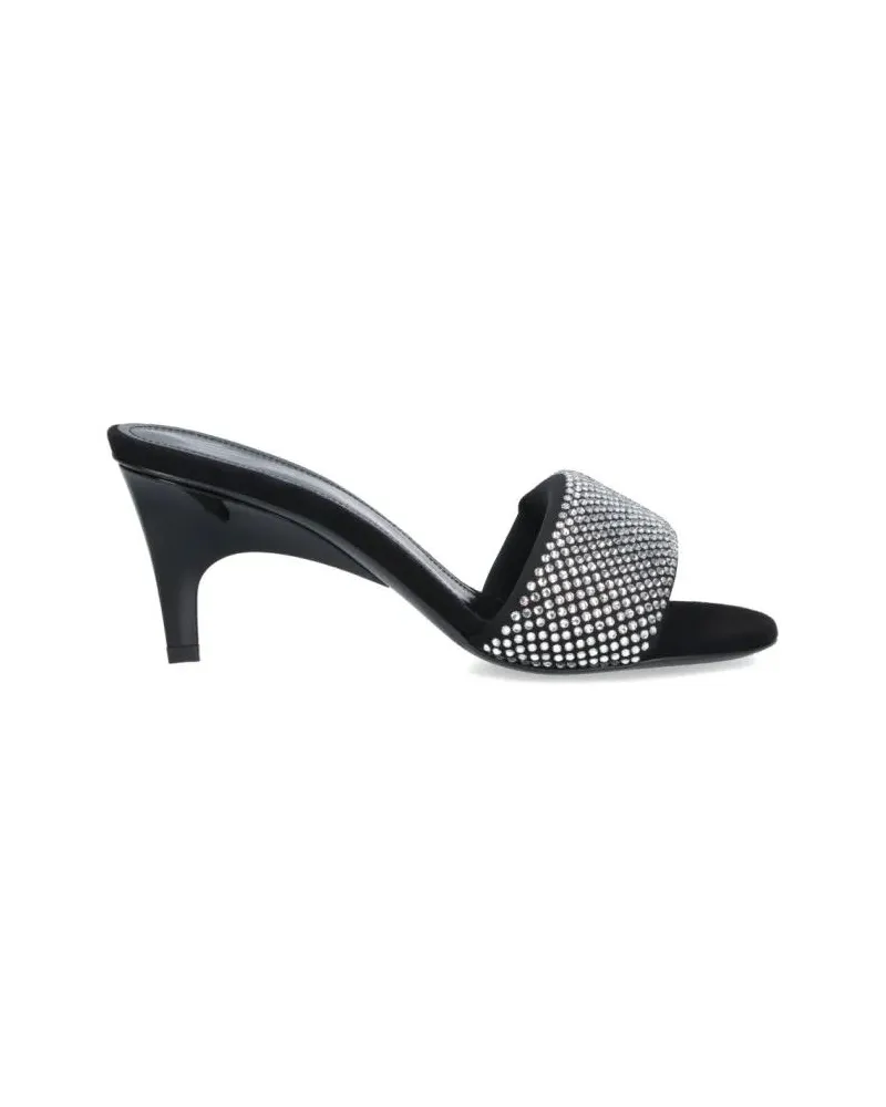 ATTICO Sandalen Rem Crystal Sandals In Black Fabric schwarz Schwarz