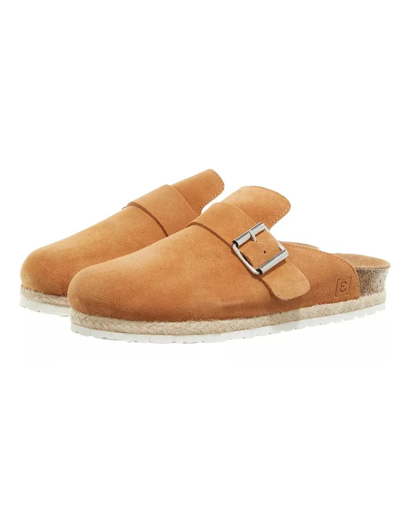 Espadrij Slipper & Pantoletten Cloq Velour Boucle braun Braun