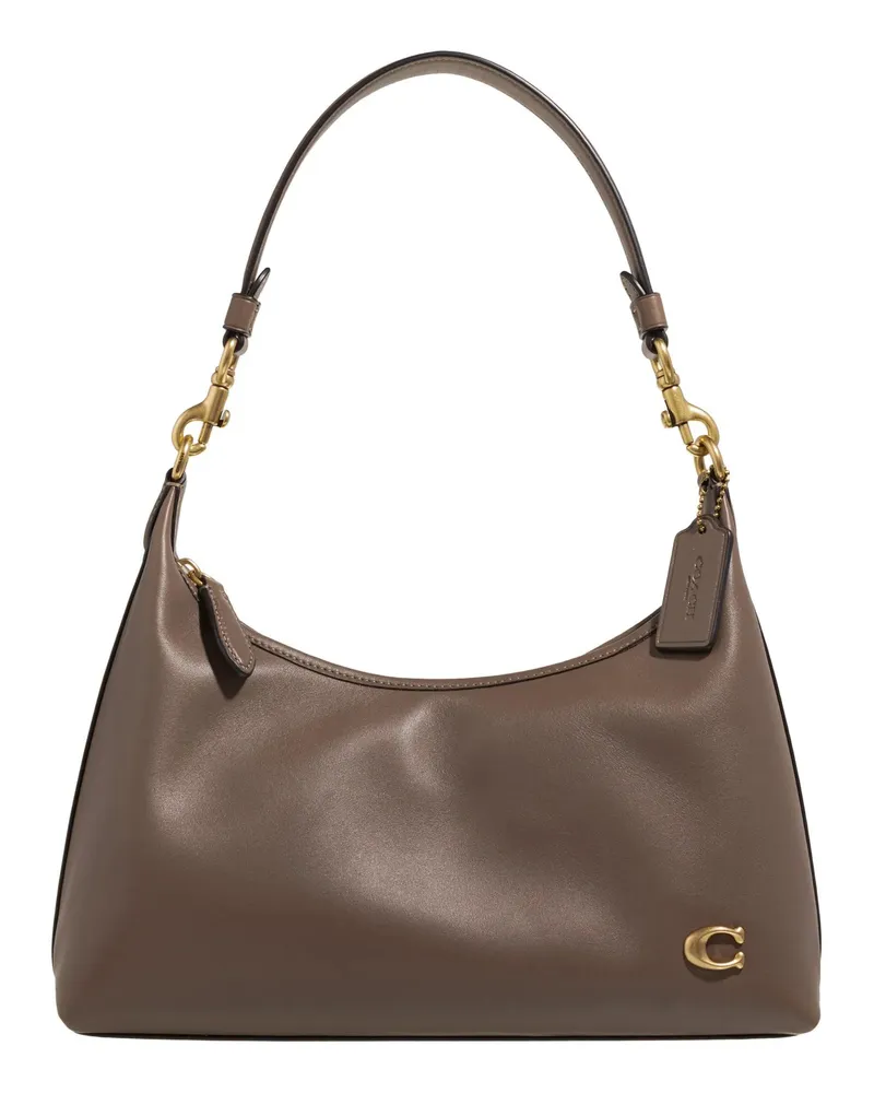 Coach Crossbody Bags Glovetanned Leather Juliet Shoulder Bag taupe Taupe