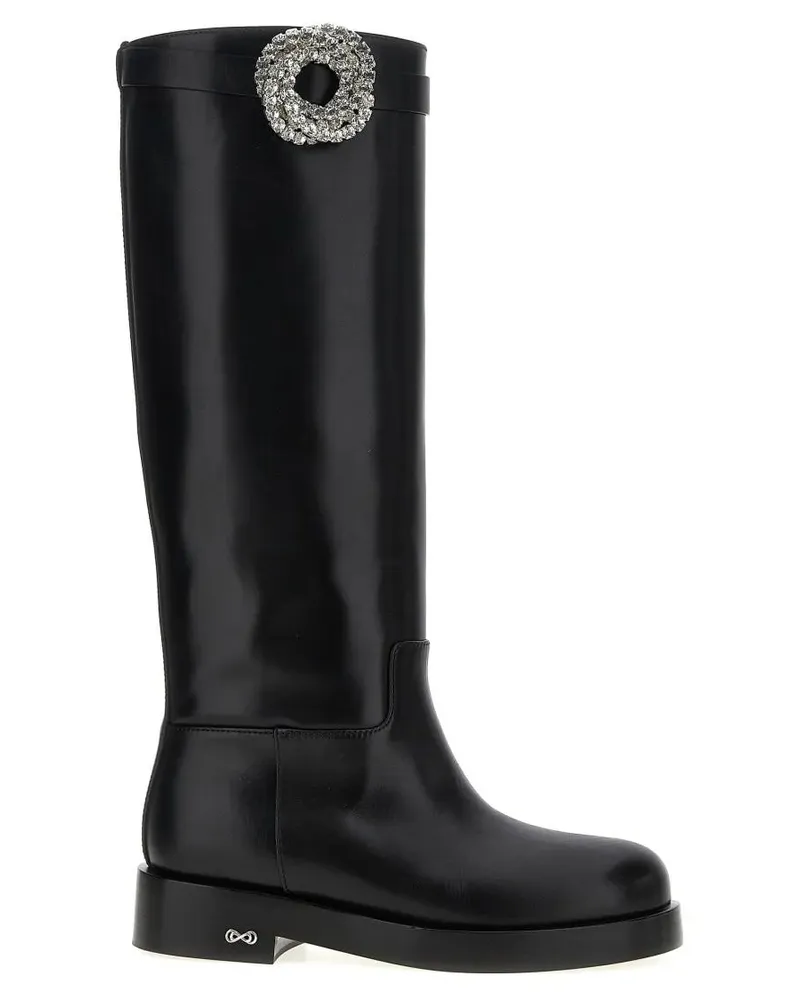 Mach & Mach Stiefel 'Galaxy' Boots schwarz Schwarz