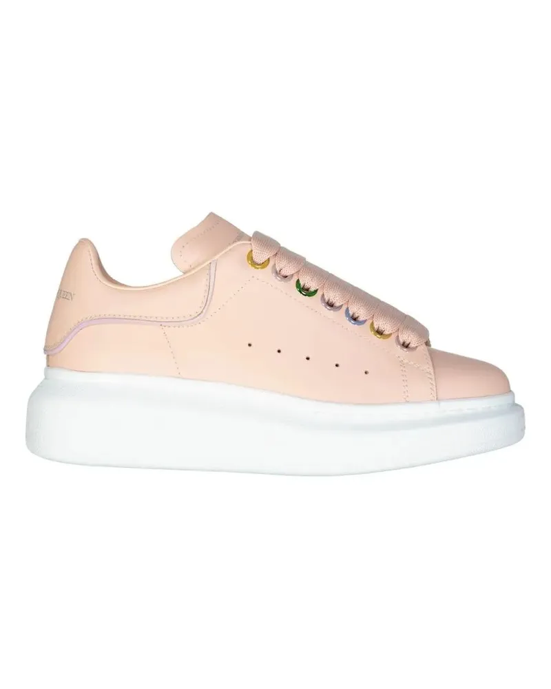 Alexander McQueen Low-Top Sneaker Chunky White Sole Sneakers With Perforated Detaili beige Beige