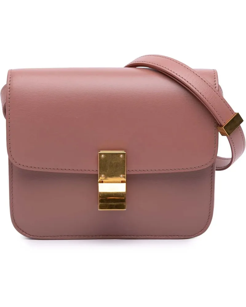 Celine Hobo Bags 2019 Teen Calfskin Classic Box rosa Gold