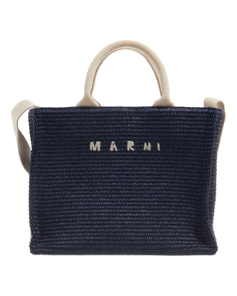 Marni Beuteltaschen Small Basket blau Blau