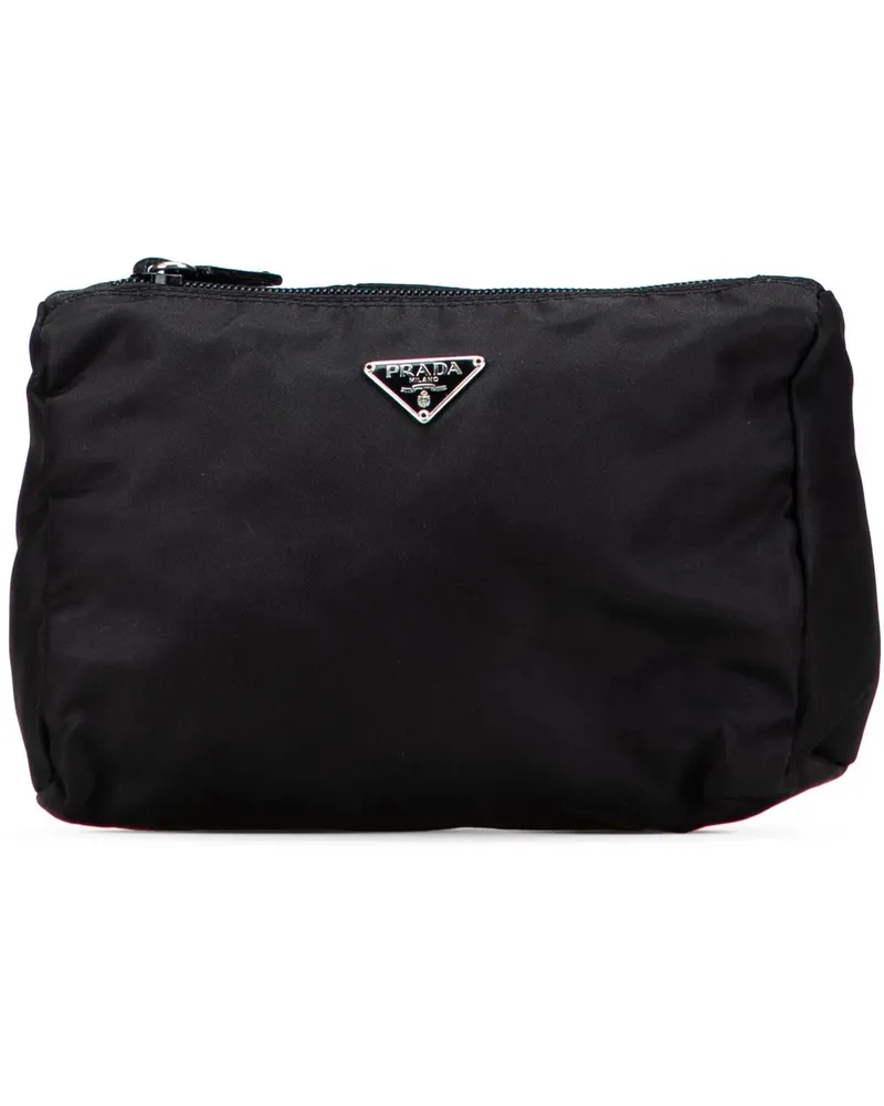 Prada Kosmetiktaschen Tessuto Pouch schwarz Schwarz