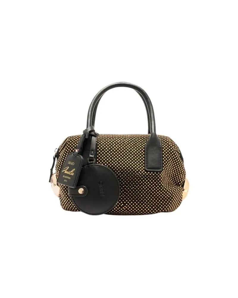Liu Jo Crossbody Bags Compact Studded Handbag With Versatile Carrying Op schwarz Schwarz