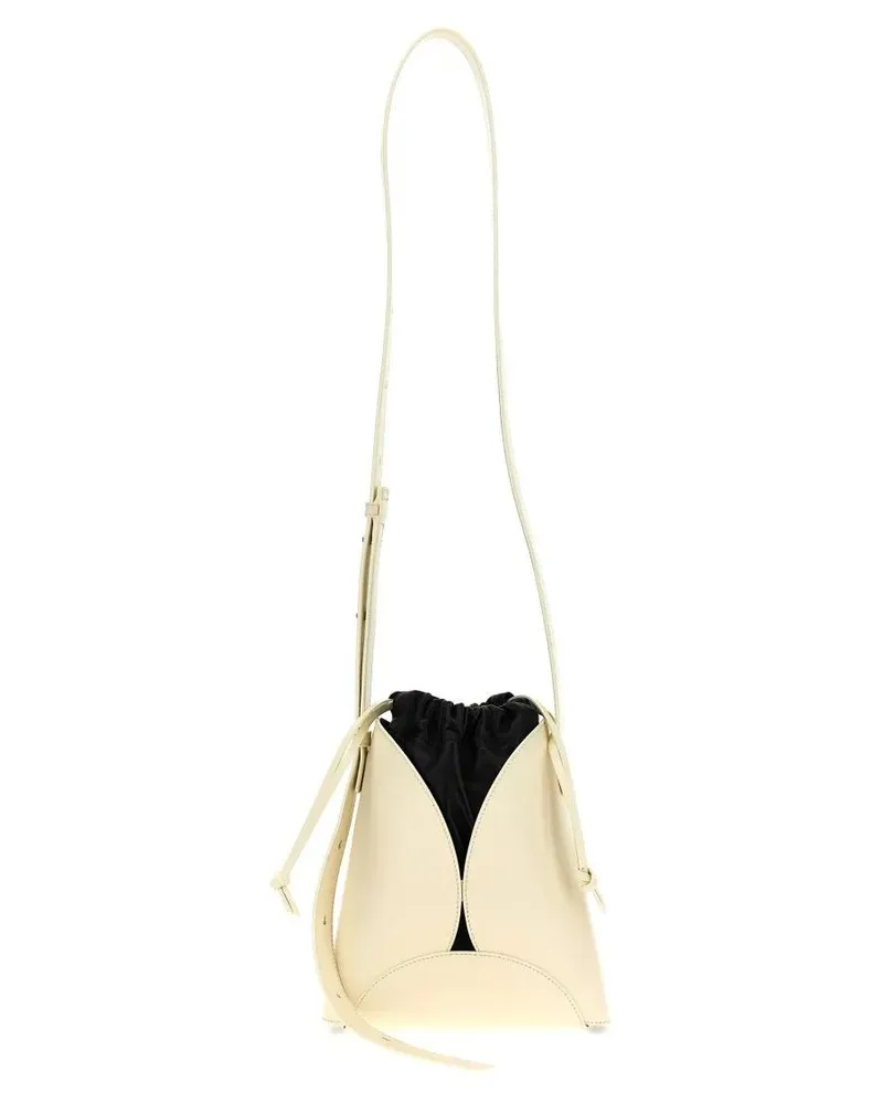 Jil Sander Hobo Bags Logo Shoulder Bag beige Beige