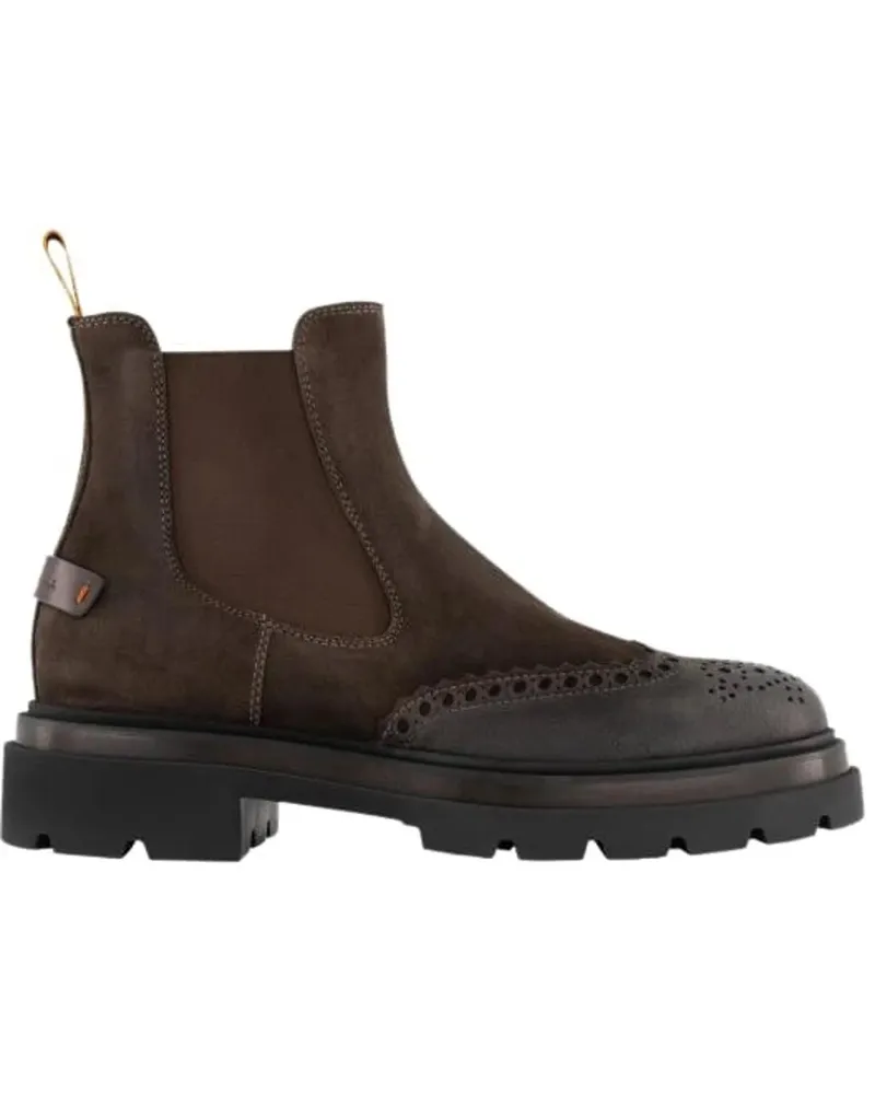 Santoni Stiefel Boots braun Braun