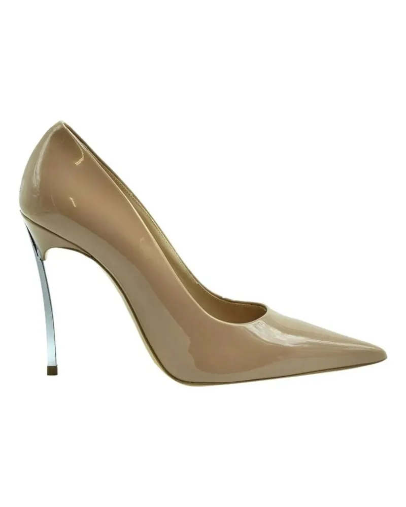 Casadei Hohe Schuhe Beige Leather Pumps beige Beige