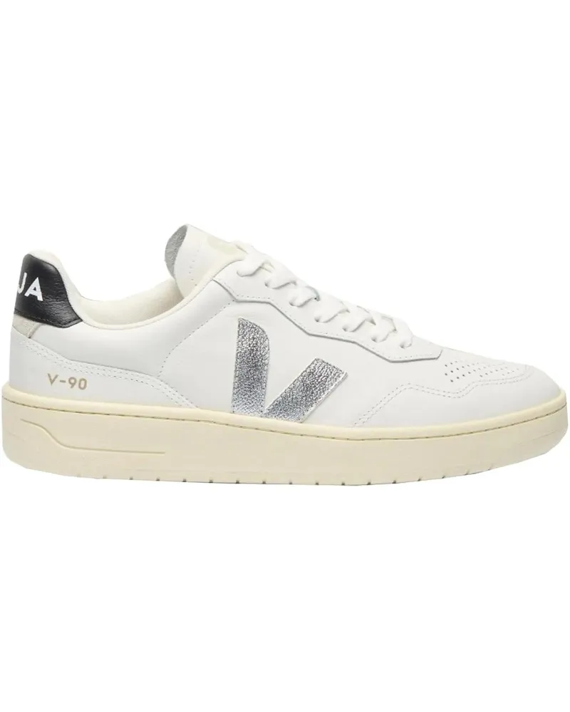 VEJA Low-Top Sneaker V-90 Sneakers weiß Weiß