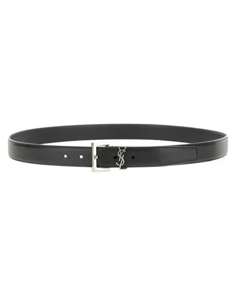 Saint Laurent Gürtel "Cassandras" Belt schwarz Schwarz