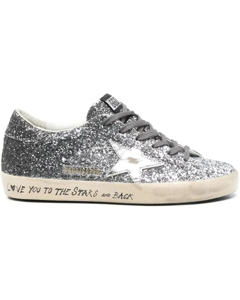 Golden Goose Low-Top Sneaker Sneakers Silverblack silberfarben 