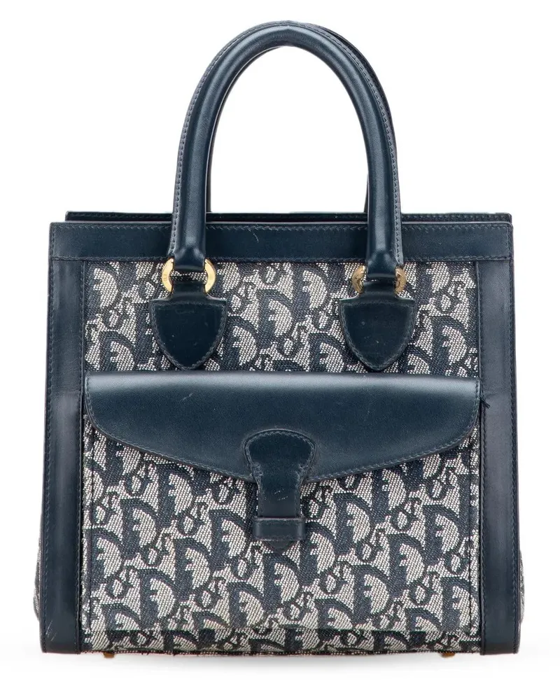 Dior Shopper Diorissimo Trotter Canvas Tote blau Blau