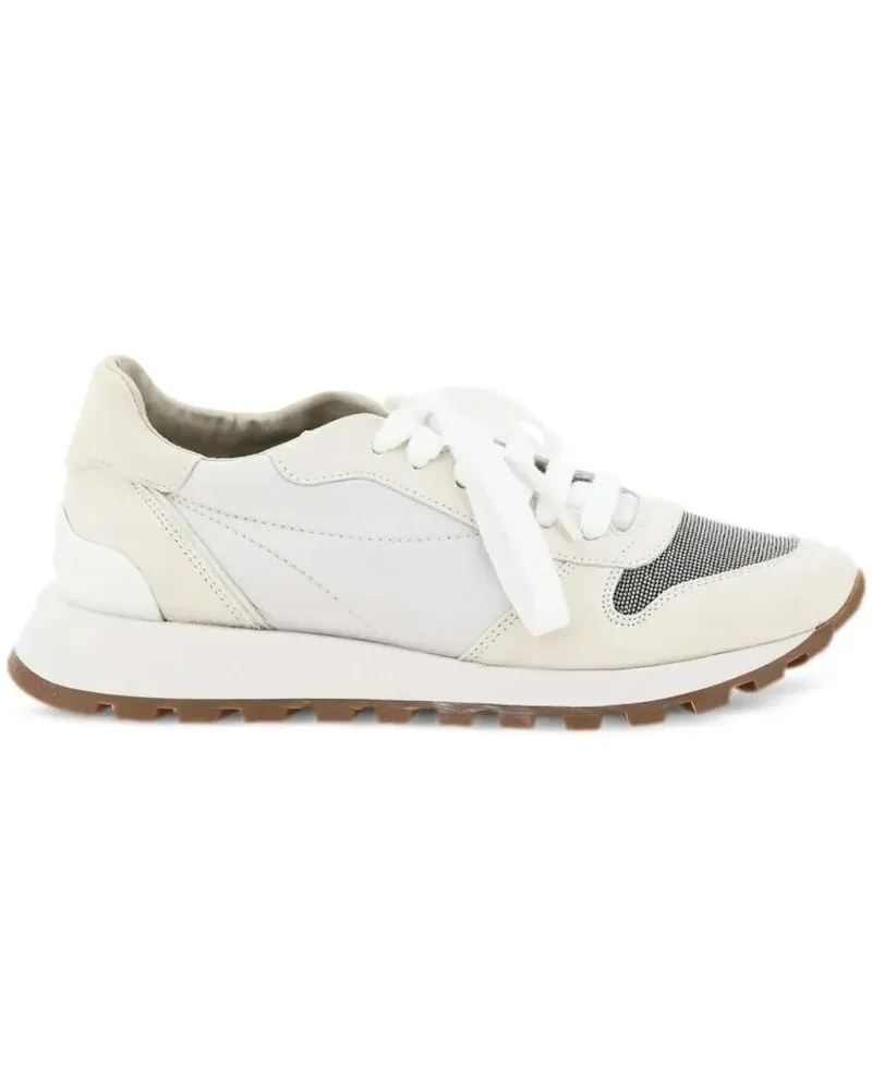 Brunello Cucinelli Low-Top Sneaker Elevated Neutral Sneakers With Elegant Design weiß Weiß