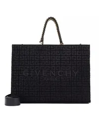 Givenchy Totes Black Cotton Shopping Bag Schwarz