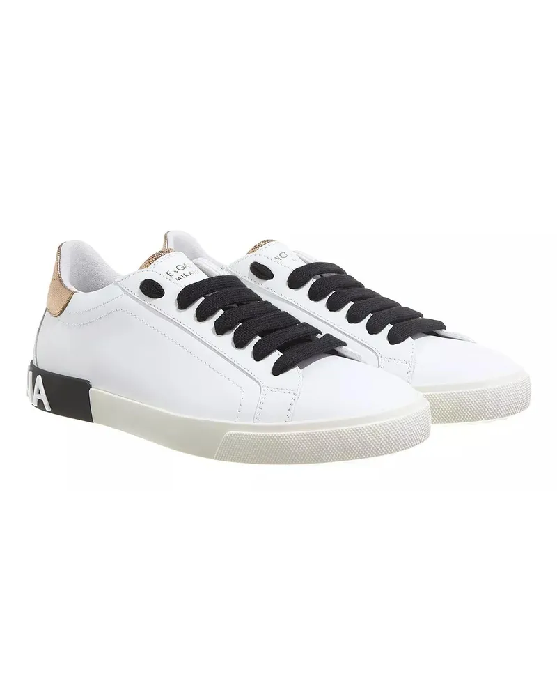 Dolce & Gabbana Sneaker Portofino Sneakers Vintage weiß Weiß