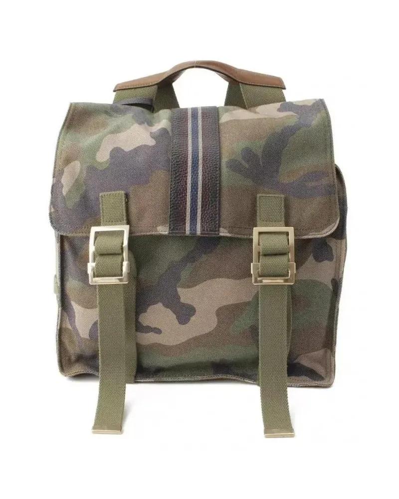 Valentino Garavani Rucksäcke Military Canvas Backpack grau Grau