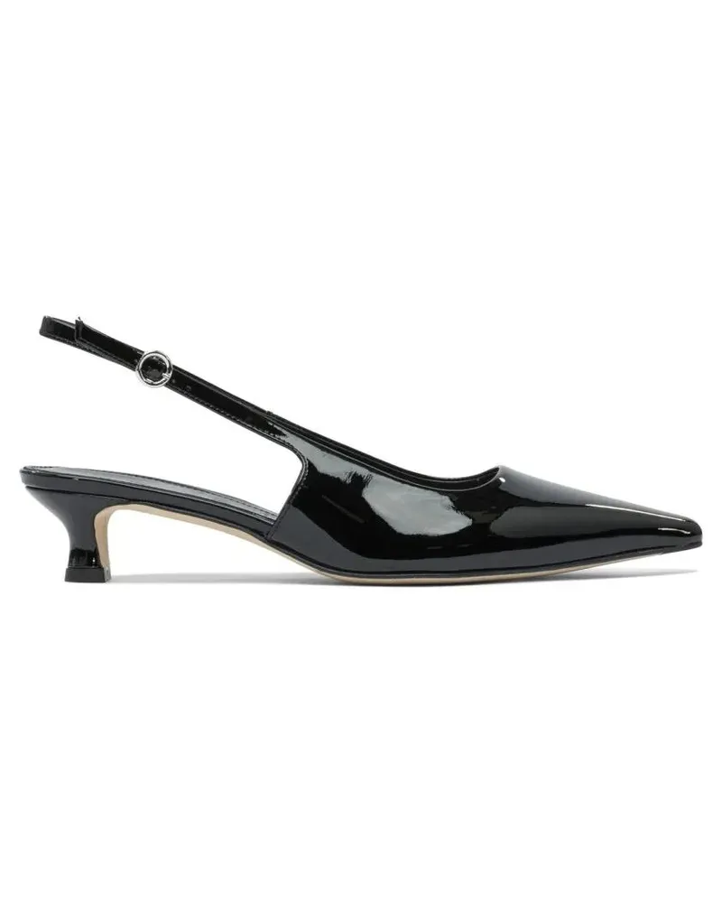 aeyde Hohe Schuhe Pointed Toe Heeled Pumps With Slingback Strap schwarz Schwarz