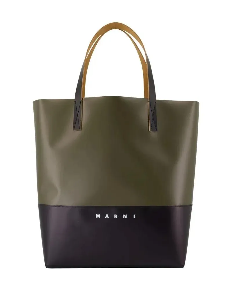 Marni Shopper & Totes Tribeca Shopper Bag - Synthetic - Black grün Grün
