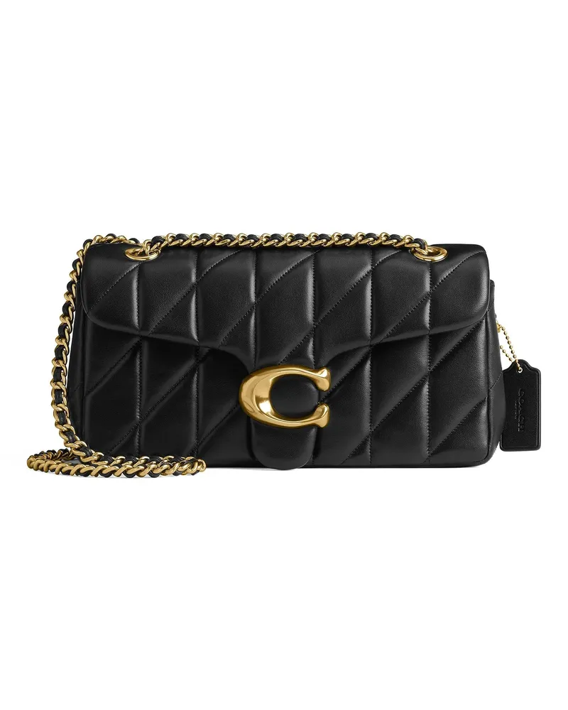 Coach Crossbody Bags Quilted Tabby Shoulder Bag 26 With Chain schwarz Schwarz