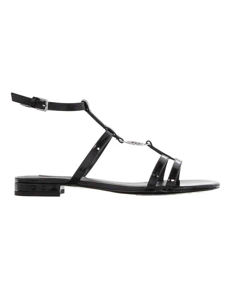 Karl Lagerfeld Sandalen Alisso Signia Link Ankle Strap schwarz Schwarz