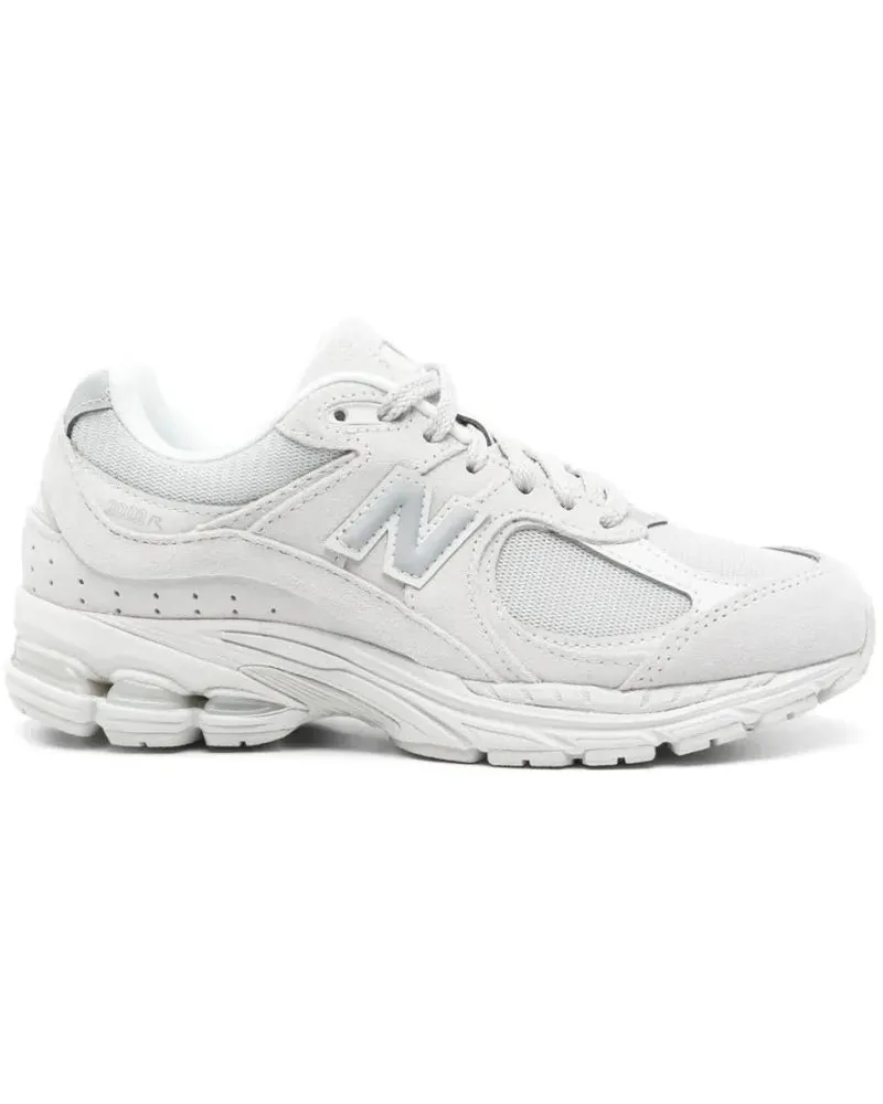 New Balance Low-Top Sneaker Monochromatic Gray Sneakers With Mesh weiß Weiß