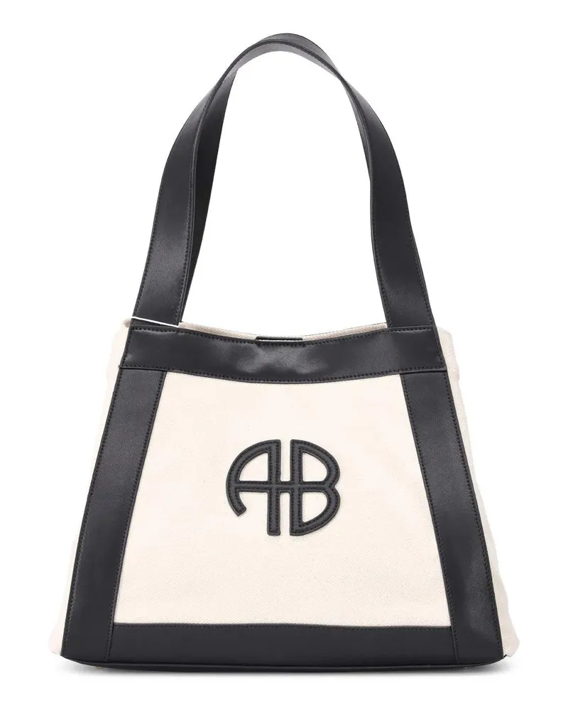 Anine Bing Shopper & Totes Cara Tote Bag - Cotton - Neutral beige Beige
