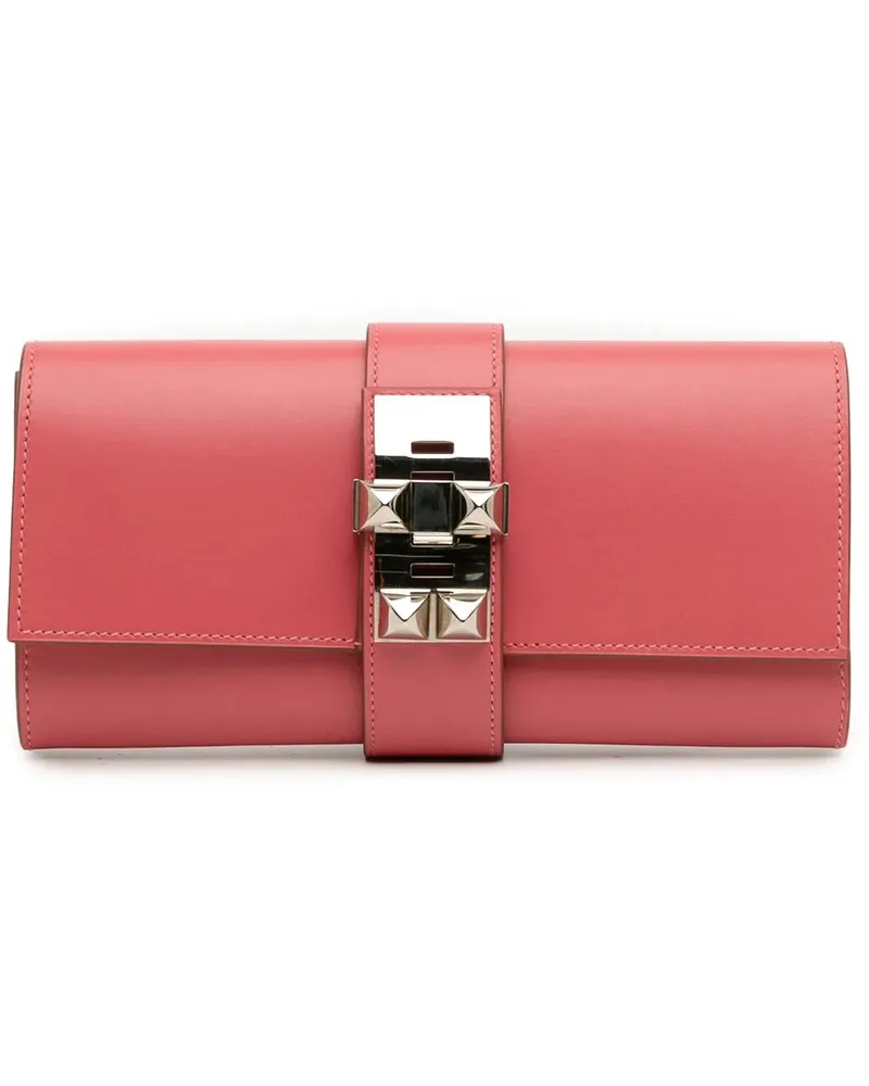 Hermès Clutches Tadelakt Medor Clutch 23 rosa Gold