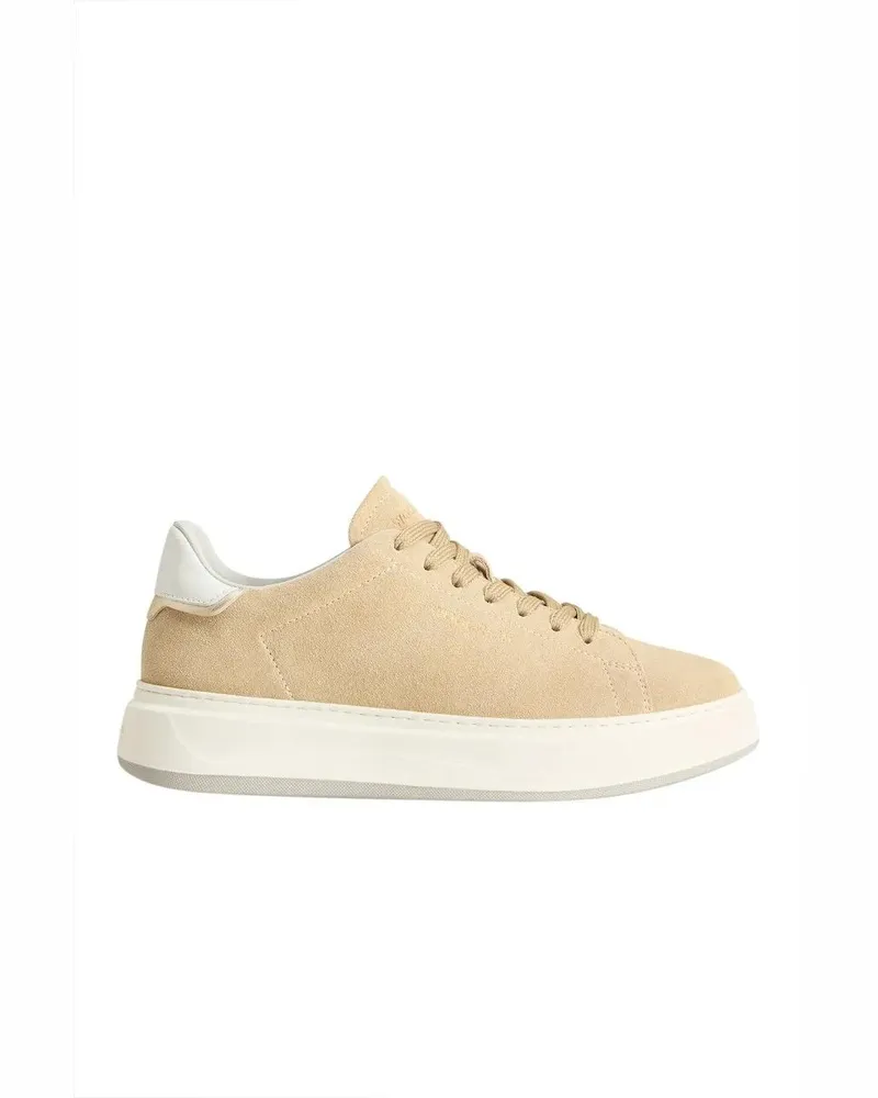 Woolrich Low-Top Sneaker Arrow Court Camoscio Sneaker Beige beige Beige