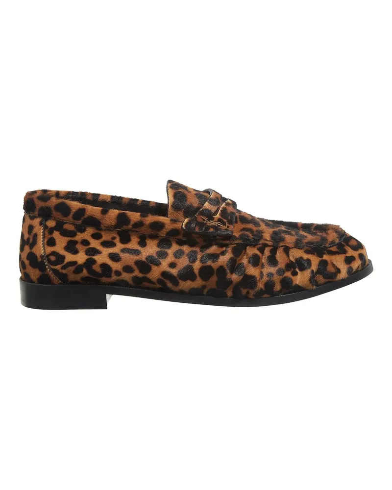 Saint Laurent Loafer Penny Loafer leopardenmuster 