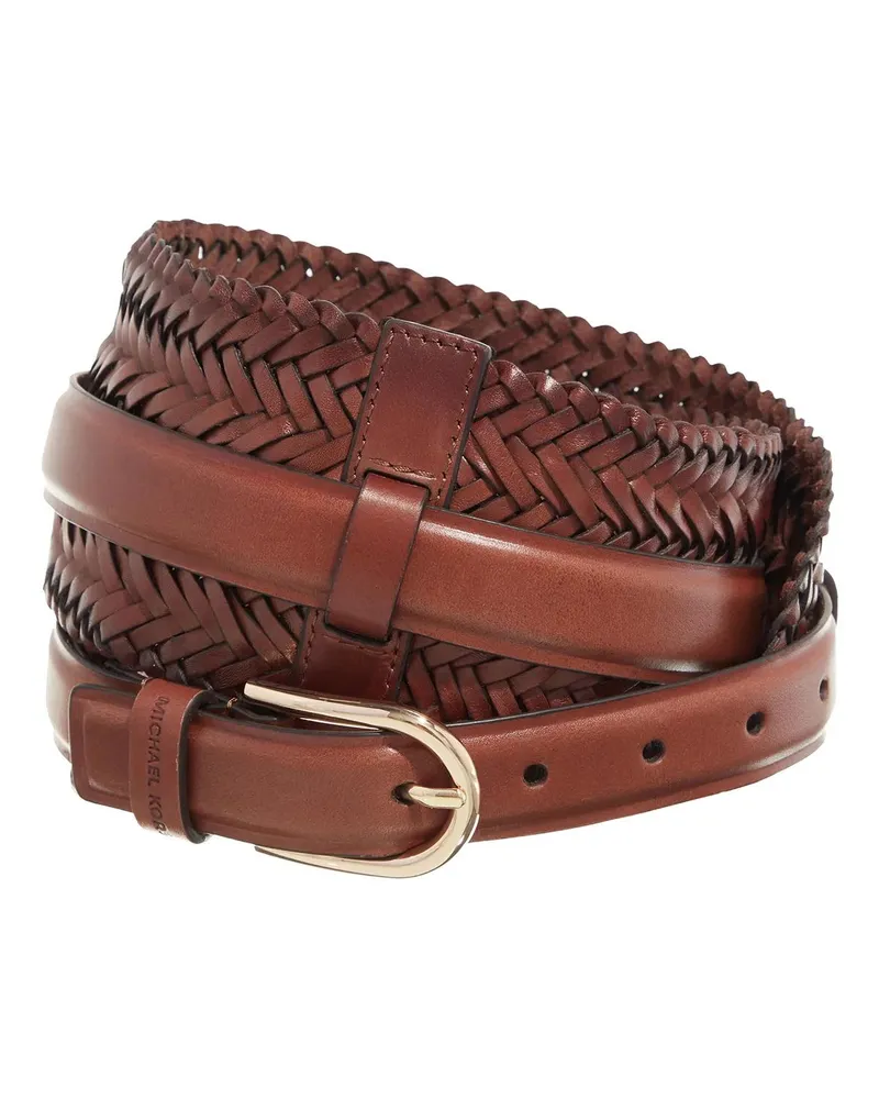 Michael Kors Gürtel 85Mm Braided Waist Belt Set braun Braun