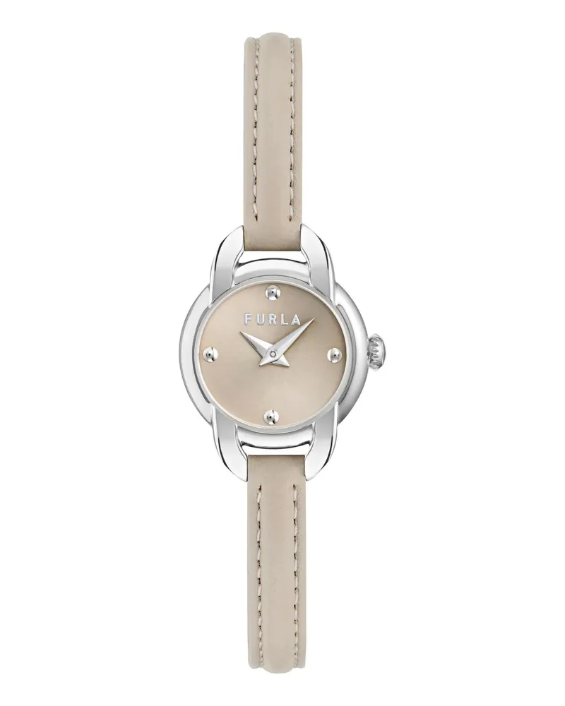 Furla Uhr Quarz-Analoguhr  Mini Shape gray Grau