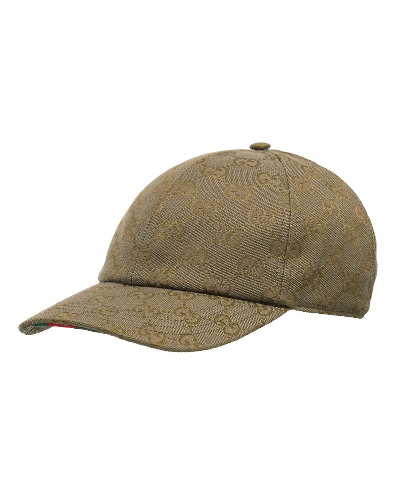 Gucci Caps & Mützen HAT EXPLORER  BASE NEW CANVA grün Grün