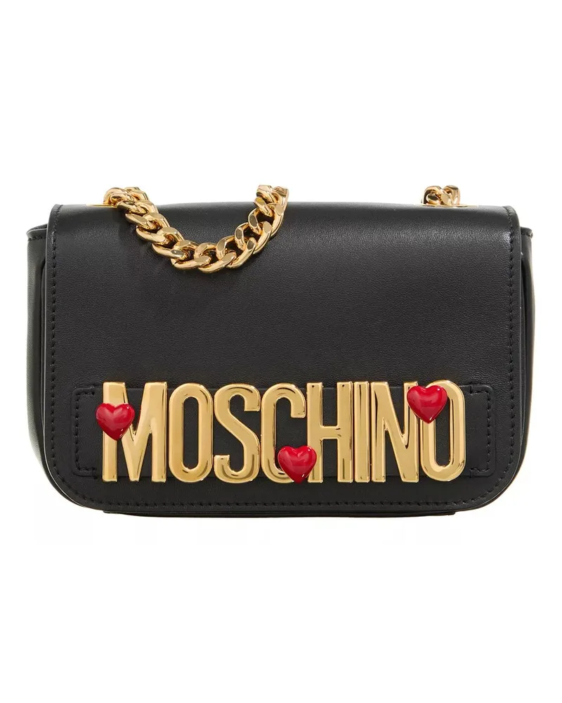 Moschino Crossbody Bags Heart Logo Schwarz