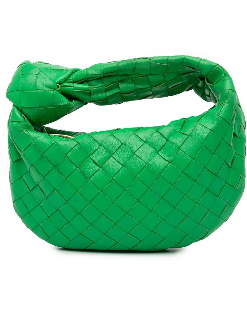 Bottega Veneta Hobo Bags Mini Nappa Intrecciato Jodie grün Grün