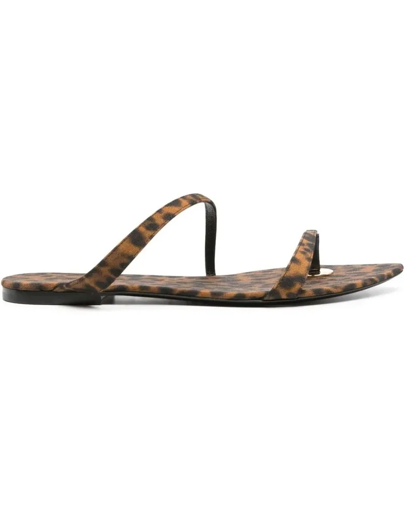 Saint Laurent Sandalen  Tanger Flat Sandals braun Braun