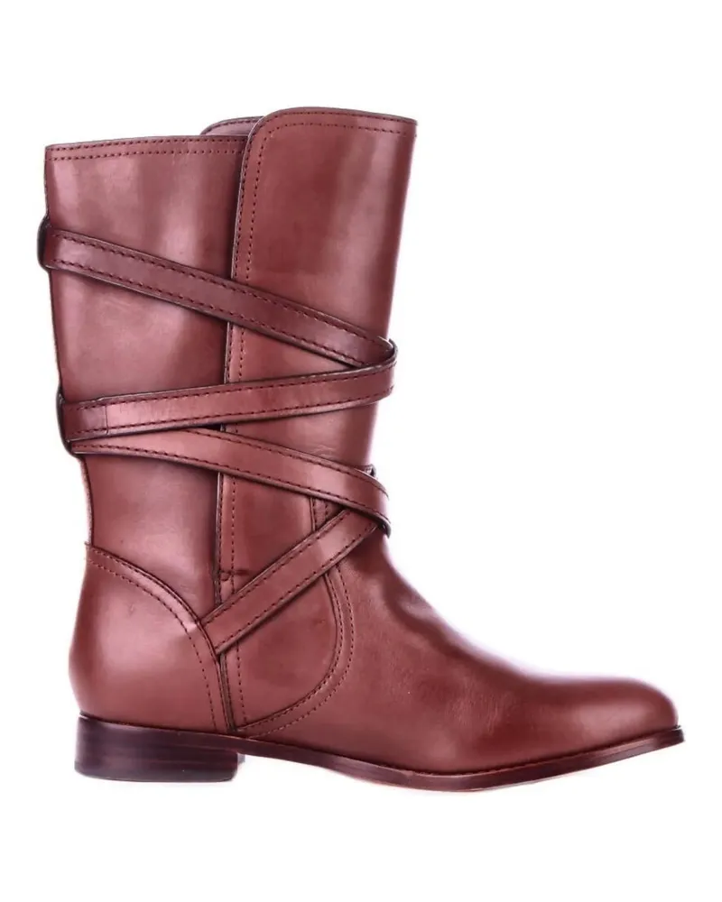 Ralph Lauren Stiefel Boots Mogano rot Rot