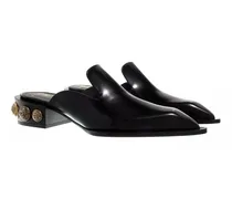 Slipper & Pantoletten Mule Coin Glossy Leather schwarz