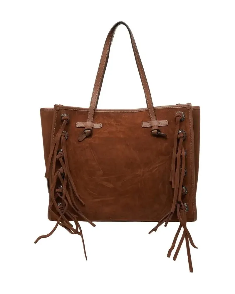 Gianni Chiarini Shopper & Totes 'Marcella' Fringed Shopper rot Rot