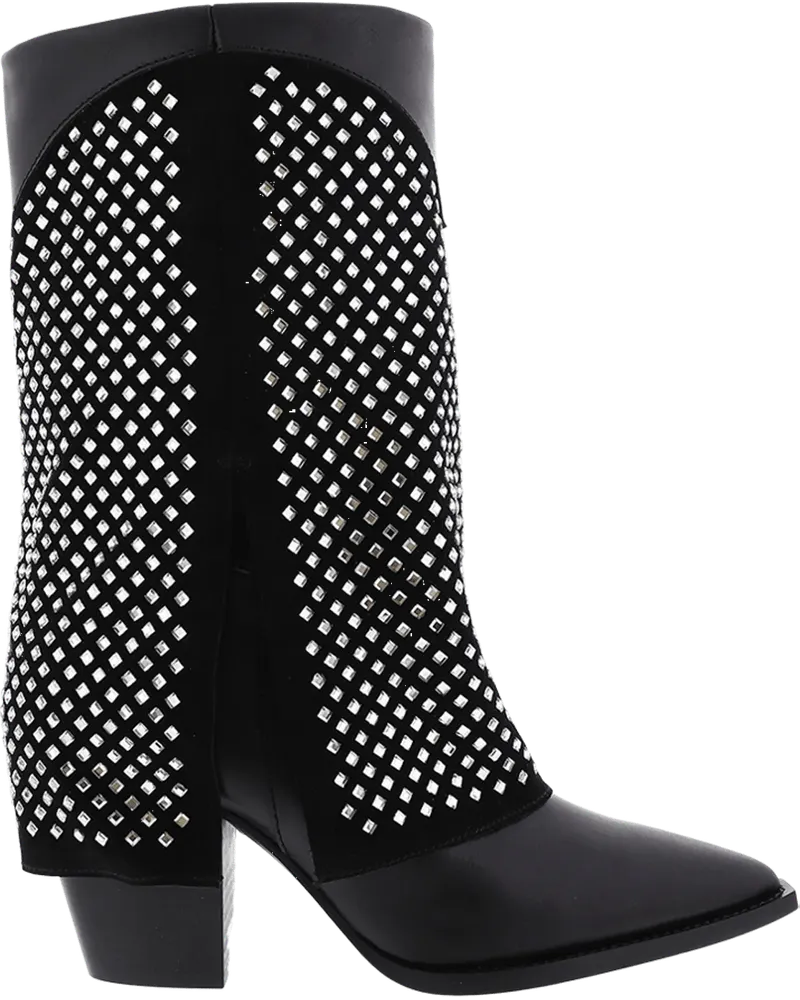 TORAL Stiefel Dames Alaska Zwart Swarovski schwarz Schwarz
