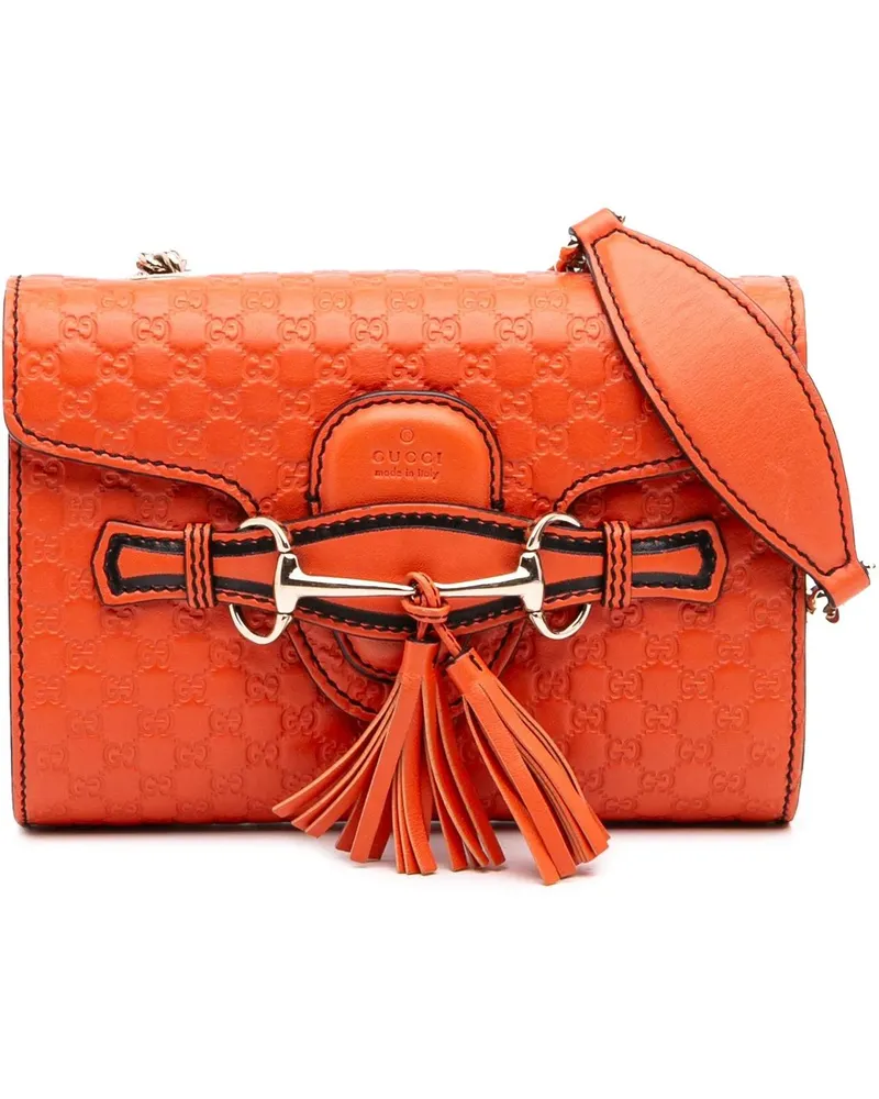 Gucci Hobo Bags Mini Microssima Emily Crossbody orange Orange