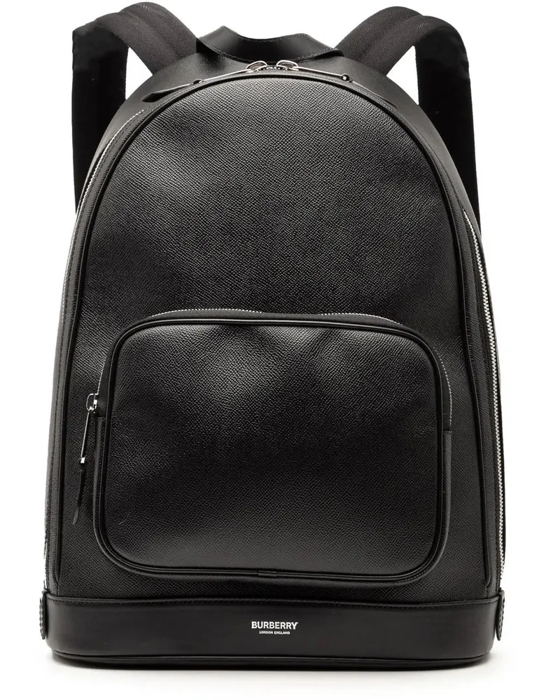 Burberry Rucksäcke Leather Rocco Backpack schwarz Schwarz