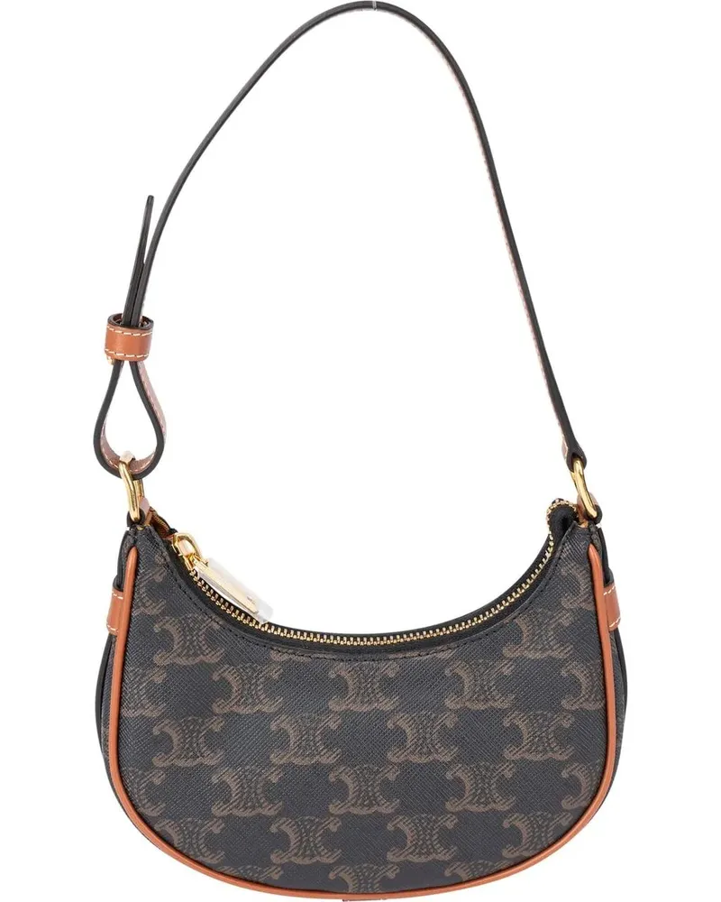 Celine Crossbody Bags  Maccadam Monogram Mini Ava Handbag braun Braun