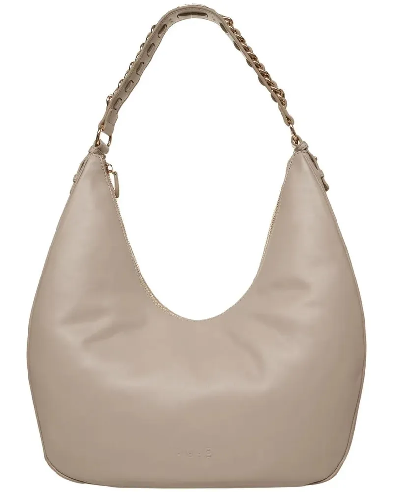 Liu Jo Hobo Bags Shoulder bag with chain shoulder strap beige Beige