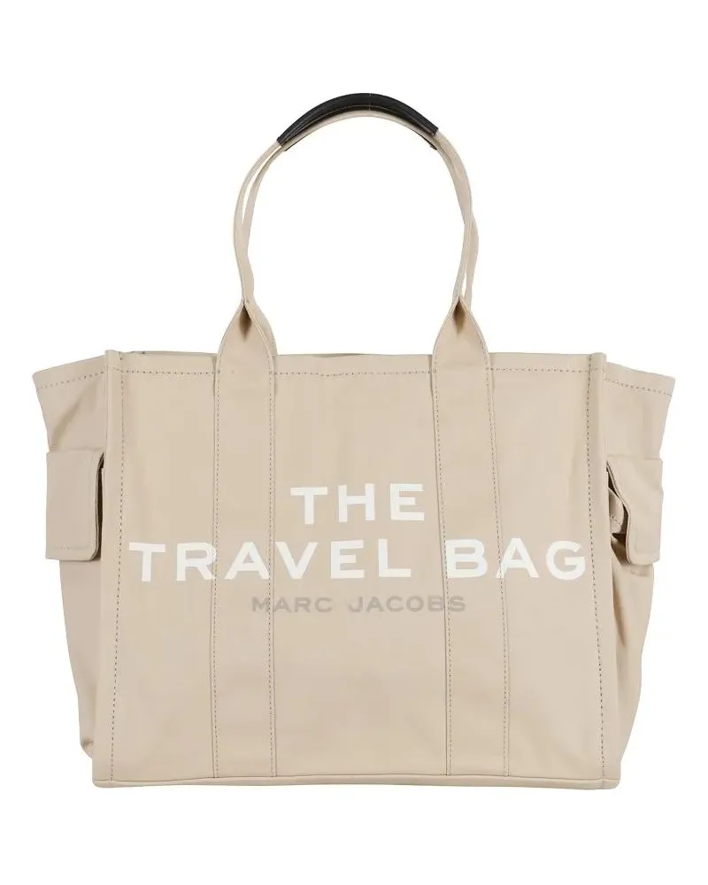 Marc Jacobs Shopper & Totes Beige Travel Tote With Dual Handles And Logo beige Beige