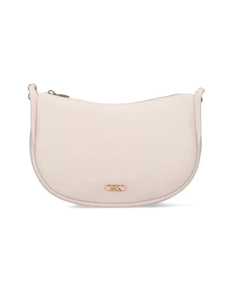 Michael Kors Hobo Bags "Kendall" Shoulder Bag – White weiß Weiß