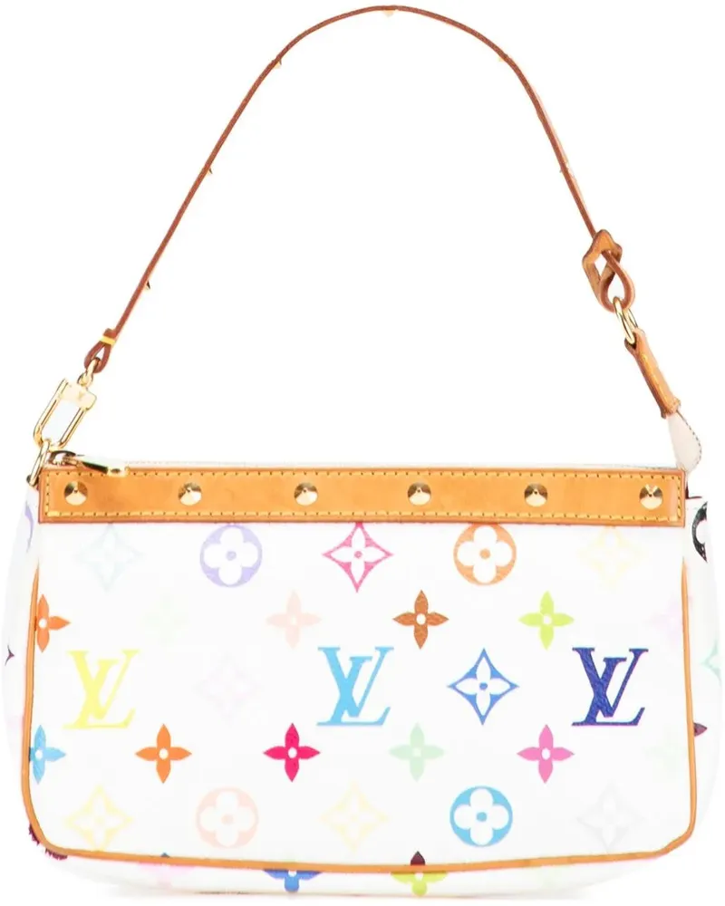 Louis Vuitton Hobo Bags Monogram Multicolore Pochette Accessoires weiß Weiß