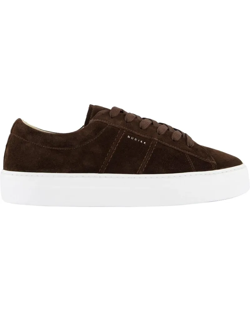Nubikk Low-Top Sneaker Heren Jagger Morris Sneaker Bruin bunt Bunt