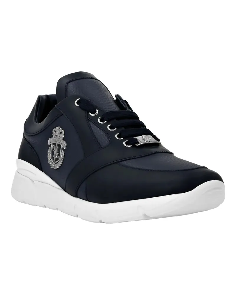 Billionaire Low-Top Sneaker Runner Crest blau Blau