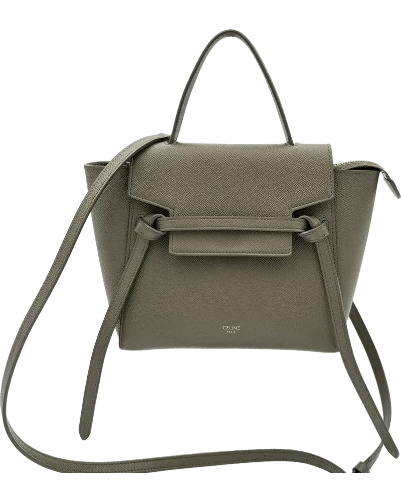 Celine Crossbody Bags  Nano Belt Bag - Khaki grün Grün